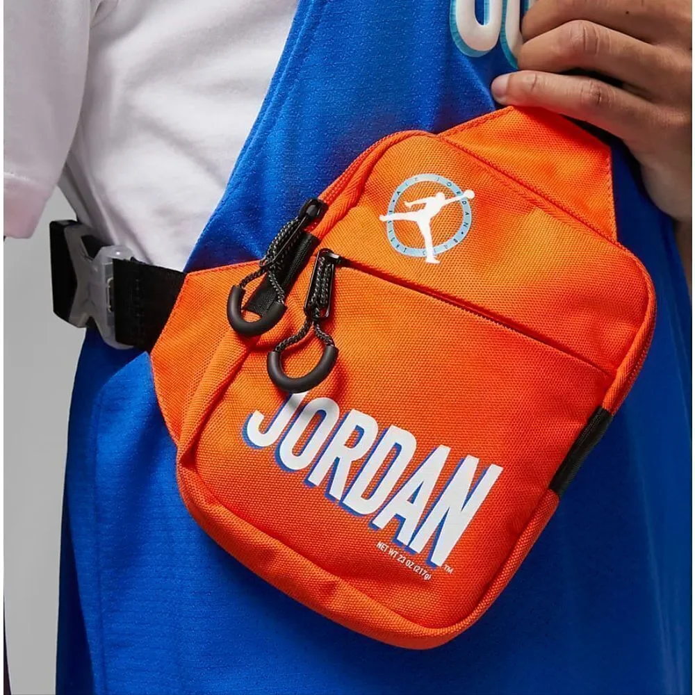 Air Jordan OG MVP Hip Bag Fanny Pack Orange Black Zippers Buckle Retro Brand New